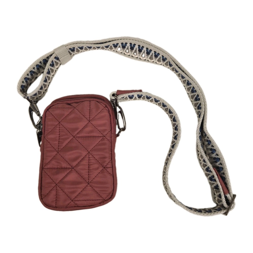 Travelon Boho Anti-Theft 2-Compartment Phone Crossbody Travel Bag Secure